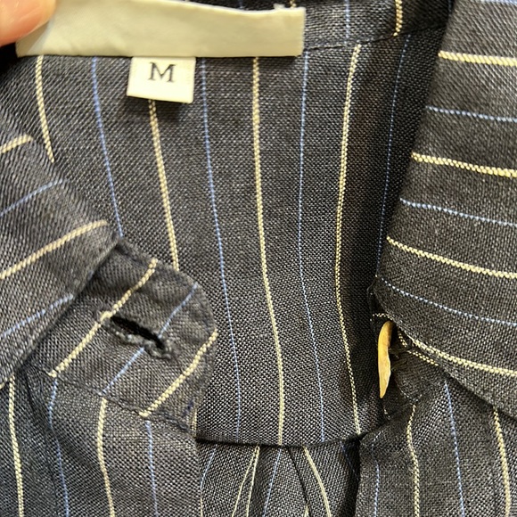 Bryn Walker Linen Oversize LAGENLOOK Wide Leg 2 Piece Set Women's Size M/L - Picture 6 of 16